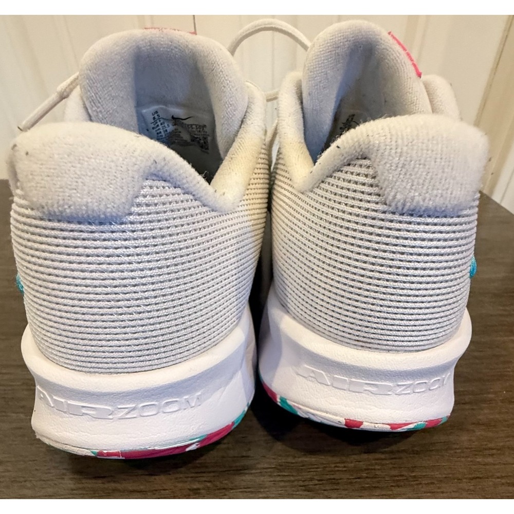 Nike Zoom GP Challenge 1 Pickleball Shoes Womens 8.5 White Pink Teal FQ4155-101 - Picture 5 of 7